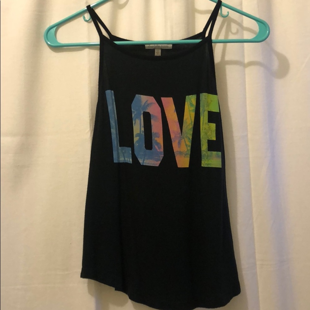 Black LOVE Tank Top
